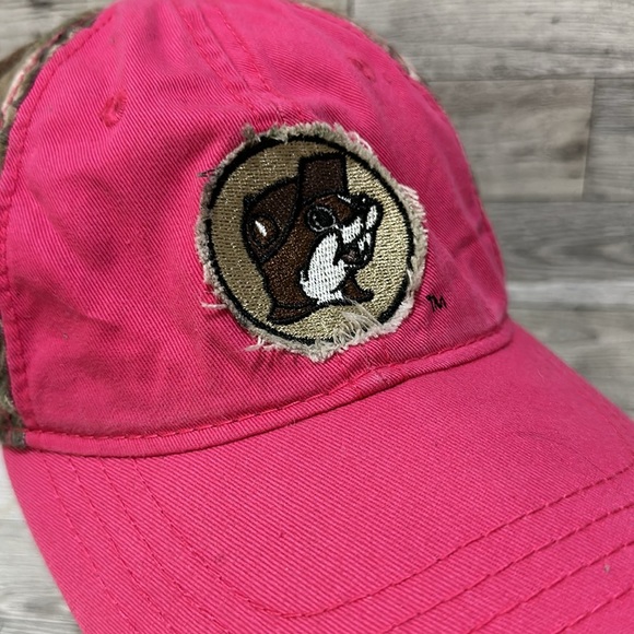 Bucees pink camouflage youth girls baseball cap hat - Picture 2 of 7